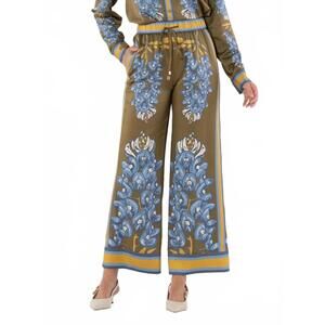 NEW EMILY MCCARTHY slumber wide leg pants in bluebonnet